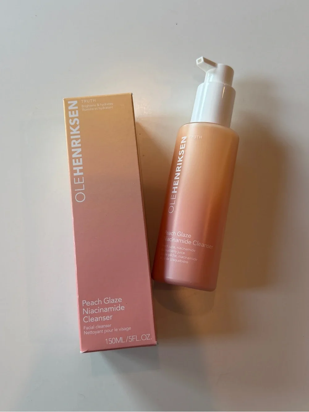 NWT Ole Henriksen Peach Glaze Niacinamide Cleanser